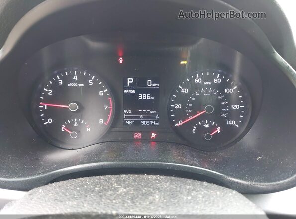 3KPA24AD6LE286293 2020 KIA RIO Серебряный Вид задних сидений