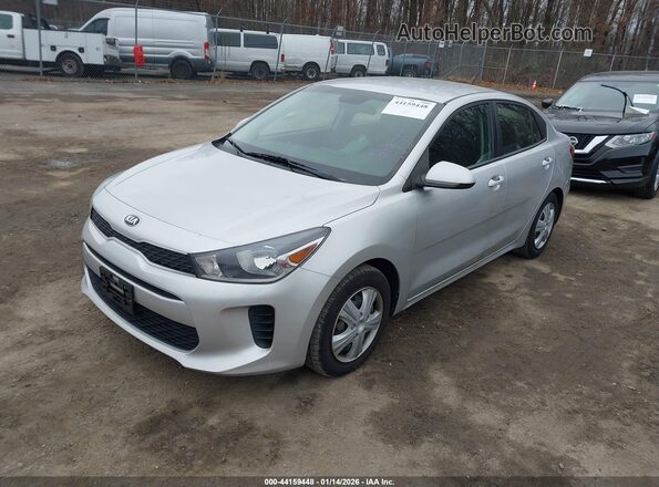3KPA24AD6LE286293 2020 KIA RIO Серебряный Передняя левая четверть