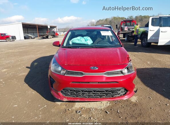 3KPA24AD9ME370786 2021 KIA RIO Красный Вид щитка приборов