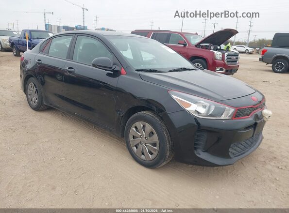 3KPA24ADXLE343725 2020 KIA RIO Black Delantero derecho