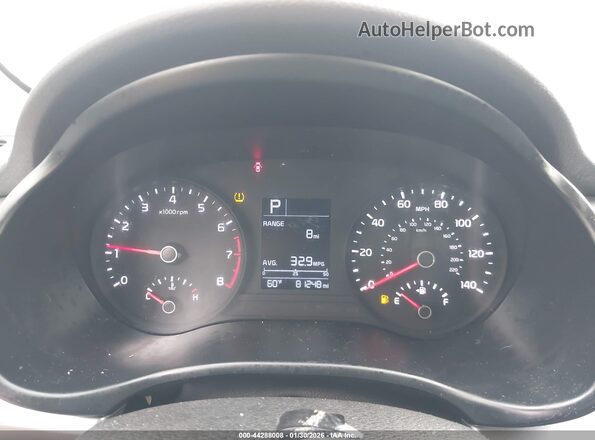 3KPA24ADXLE343725 2020 KIA RIO Black Vista de los asientos traseros