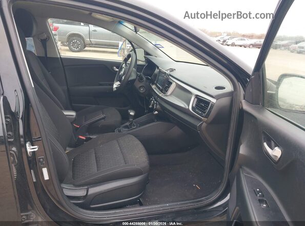 3KPA24ADXLE343725 2020 KIA RIO Black Vista interior delantera