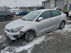2022 Kia Rio Lx Silver vin: 3KPA24ADXNE479436