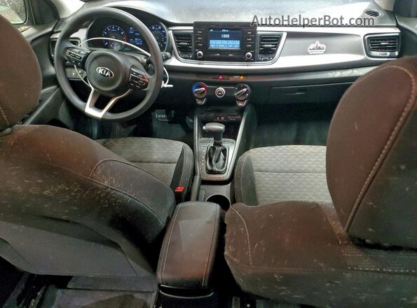 3KPA25AB3JE095724 2018 KIA RIO Белый Вид панели приборов