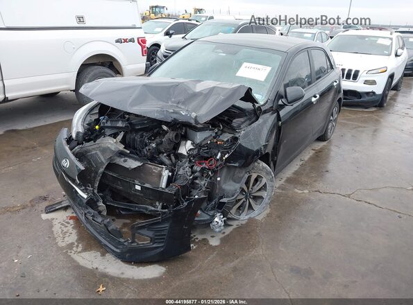 3KPA25AD0ME383948 2021 KIA RIO 5-DOOR Черный Передняя левая четверть
