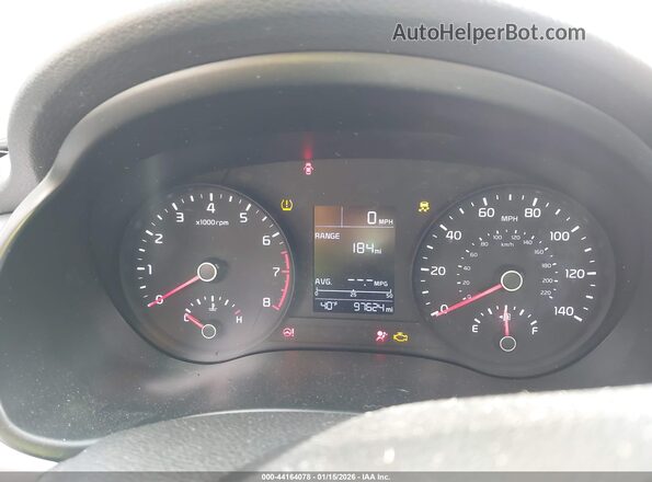 3KPA25AD1LE318427 2020 KIA RIO 5-DOOR Black Вид задніх сидінь