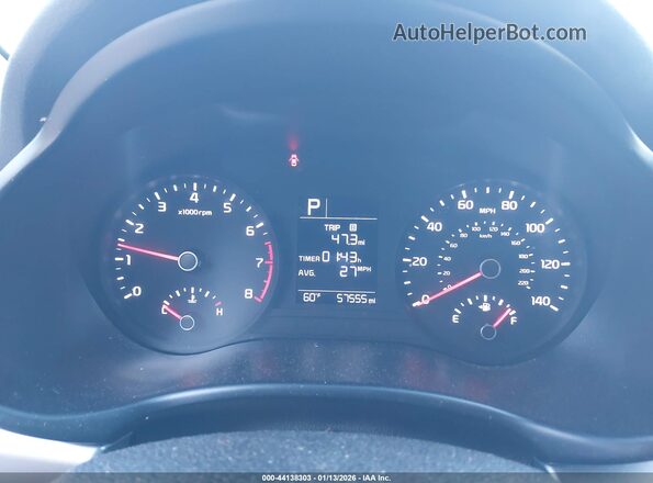 3KPA25AD2LE352683 2020 KIA RIO 5-DOOR Silver Widok tylnych siedzeń