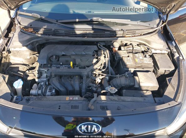 3KPA25AD2ME431286 2021 KIA RIO 5-DOOR Black Вид ззаду