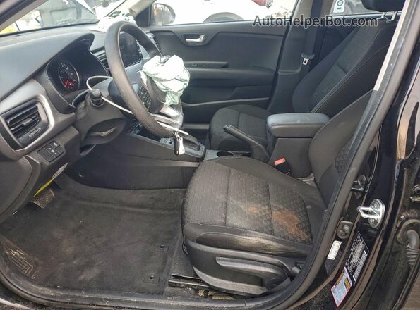 3KPA25AD6ME375367 2021 KIA RIO Black Vista interior delantera