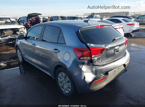 3KPA25AD8LE313645 2020 KIA RIO 5-DOOR Gray Trasero izquierdo