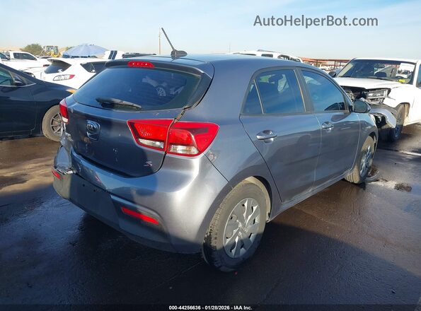 3KPA25AD8LE313645 2020 KIA RIO 5-DOOR Gray Trasero derecho