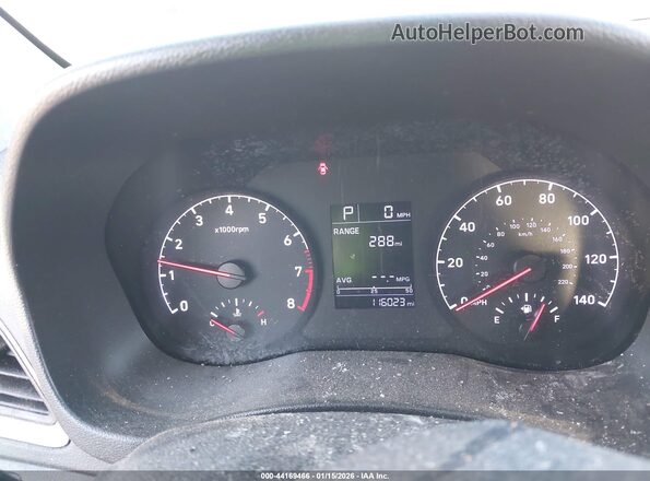 3KPC24A3XJE013743 2018 HYUNDAI ACCENT Серебряный Вид задних сидений