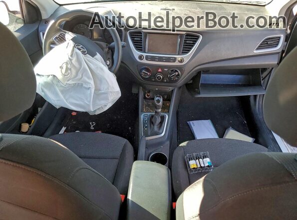 3KPC24A60NE166454 2022 HYUNDAI ACCENT Белый Вид панели приборов