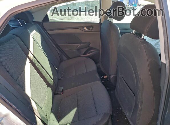 3KPC24A60NE166454 2022 HYUNDAI ACCENT Белый Вид задних сидений