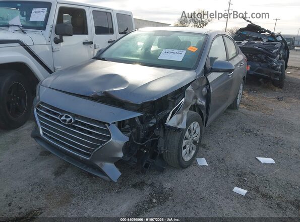 3KPC24A61LE099697 2020 HYUNDAI ACCENT Gray Առջևի ձախ երեք քառորդ տեսարան