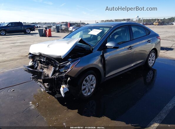 3KPC24A62ME133681 2021 HYUNDAI ACCENT Серый Передняя левая четверть