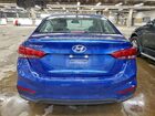 2021 Hyundai Accent Se Синий vin: 3KPC24A65ME147607