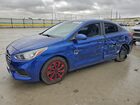 2020 Hyundai Accent Se Синий vin: 3KPC24A66LE109804