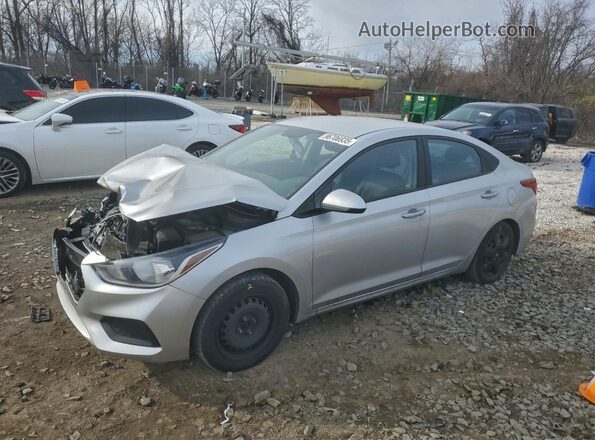 3KPC24A67ME129335 2021 HYUNDAI ACCENT Серебряный Передняя левая четверть