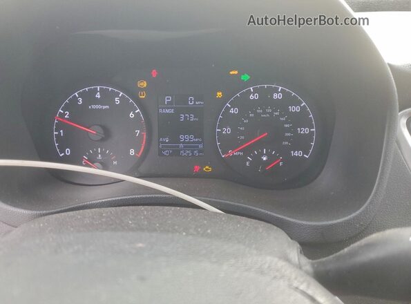 3KPC24A67ME129335 2021 HYUNDAI ACCENT Серебряный Вид щитка приборов