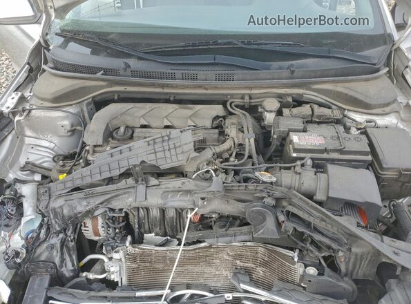 3KPC24A67ME129335 2021 HYUNDAI ACCENT Серебряный Вид задней части салона
