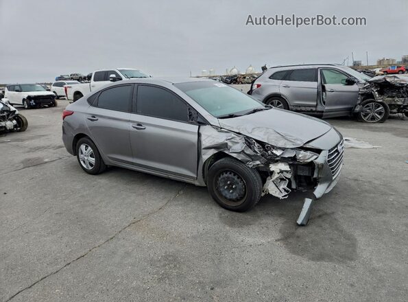 3KPC24A69ME137078 2021 HYUNDAI ACCENT Серый Передняя правая четверть