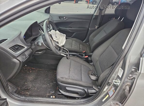 3KPC24A69ME137078 2021 HYUNDAI ACCENT Серый Вид салона спереди