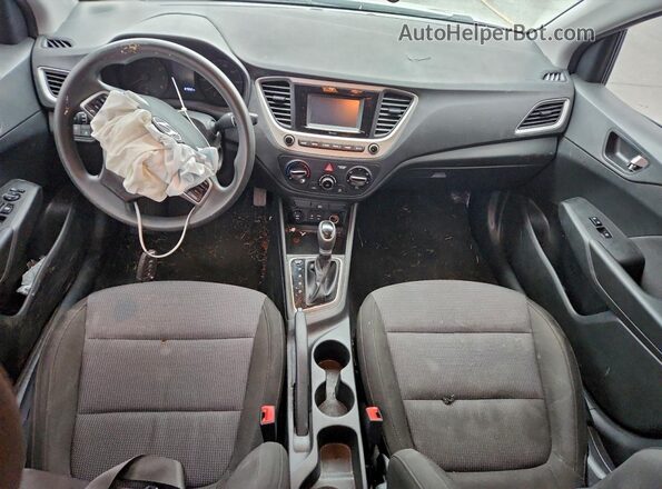 3KPC24A69ME137078 2021 HYUNDAI ACCENT Серый Вид панели приборов
