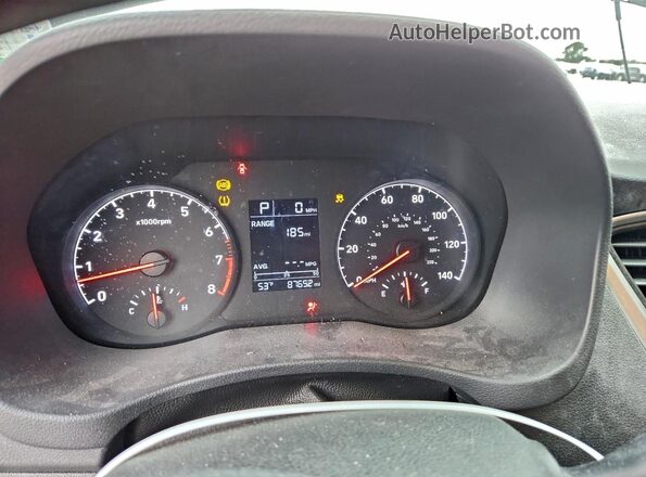 3KPC24A69ME137078 2021 HYUNDAI ACCENT Серый Вид щитка приборов