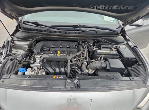 3KPC24A69ME137078 2021 HYUNDAI ACCENT Серый Вид задней части салона