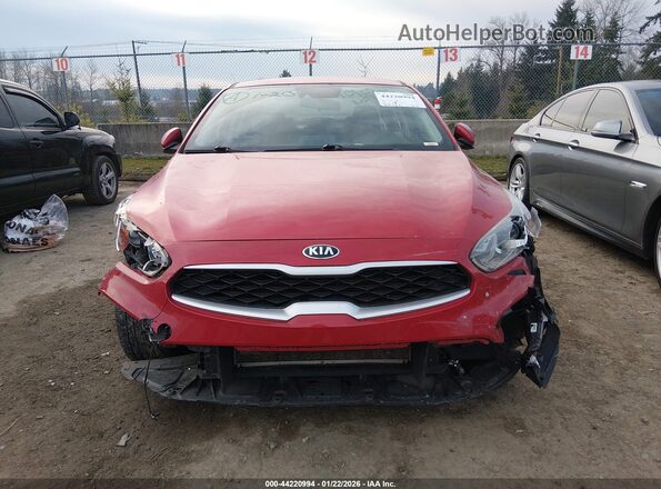 3KPF24AD0ME404751 2021 KIA FORTE Красный Вид щитка приборов