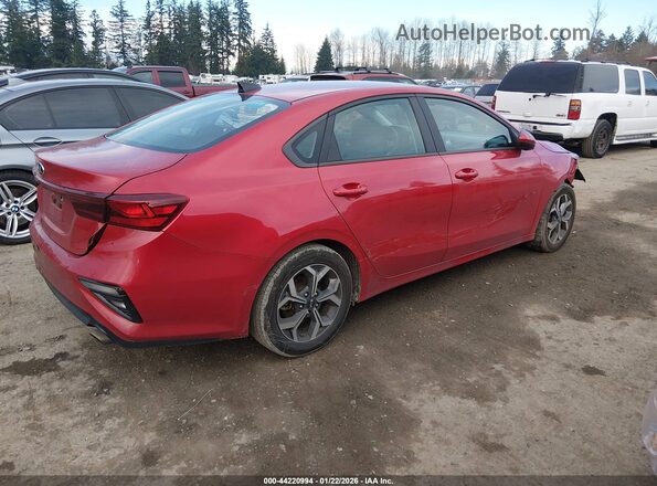 3KPF24AD0ME404751 2021 KIA FORTE Красный Задняя правая четверть