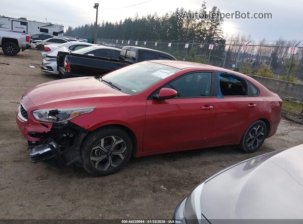 3KPF24AD0ME404751 2021 KIA FORTE Красный Панорамный вид салона 360°