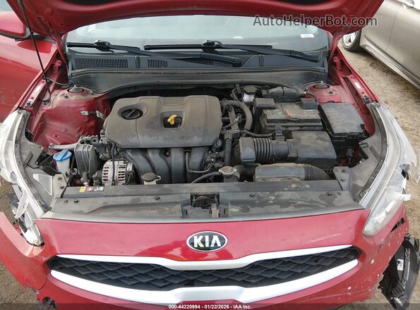 3KPF24AD0ME404751 2021 KIA FORTE Красный Вид сзади