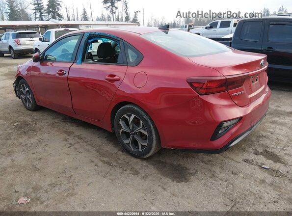 3KPF24AD0ME404751 2021 KIA FORTE Красный Задняя левая четверть