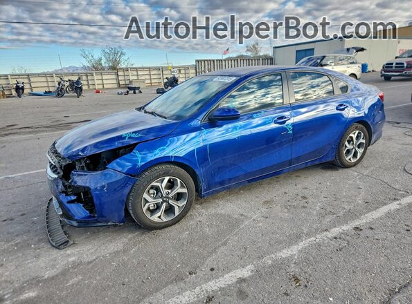 3KPF24AD2LE238800 2020 KIA FORTE Синий Передняя левая четверть