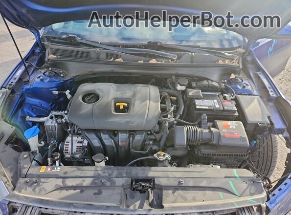3KPF24AD2LE238800 2020 KIA FORTE Синий Вид задней части салона