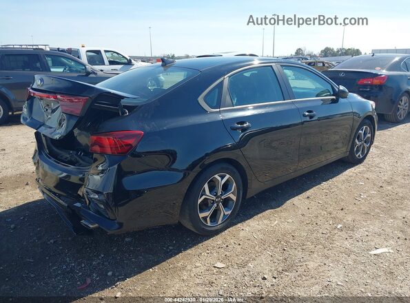 3KPF24AD5LE243909 2020 KIA FORTE Черный Задняя правая четверть