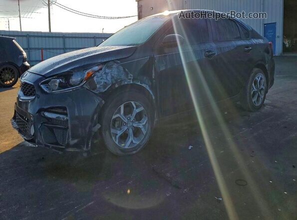 3KPF24ADXLE221971 2020 KIA FORTE Черный Передняя левая четверть