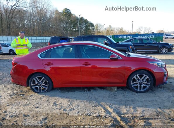 3KPF54AD5LE182696 2020 KIA FORTE Red Widok wnętrza z tyłu