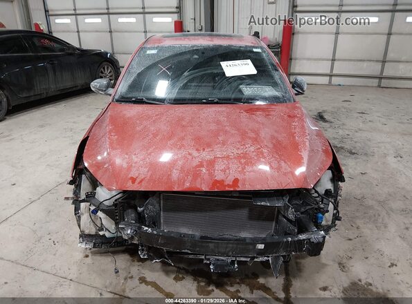 3KPF54ADXNE470992 2022 KIA FORTE Оранжевый Вид щитка приборов
