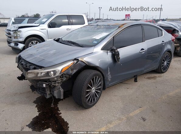 3KPFL4A72HE101547 2017 KIA FORTE Серый Передняя левая четверть