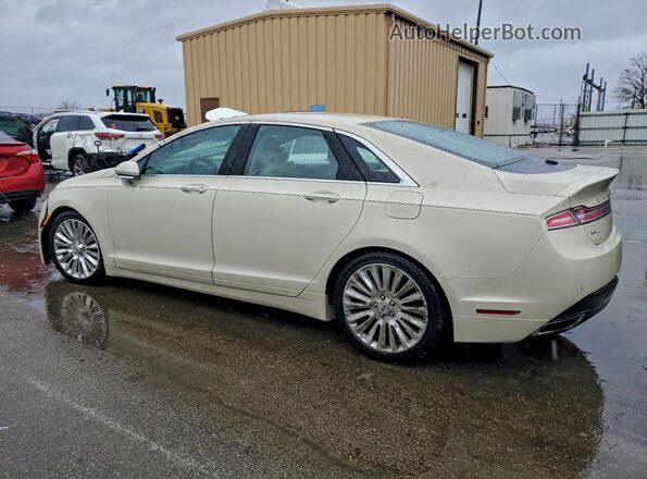 3LN6L2G92GR602647 2016 LINCOLN MKZ Бежевый Задняя левая четверть