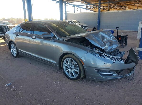 3LN6L2G97GR602109 2016 LINCOLN MKZ Серебряный Передняя правая четверть