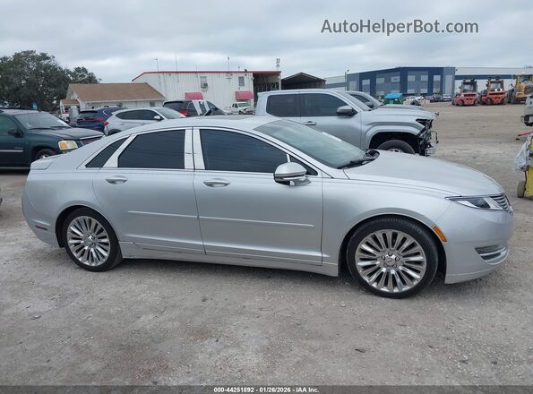 3LN6L2G98GR610610 2016 LINCOLN MKZ Серебряный Вид задней части салона