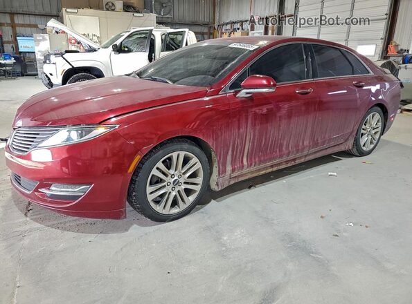 3LN6L2GKXGR619151 2016 LINCOLN MKZ Красный Передняя левая четверть