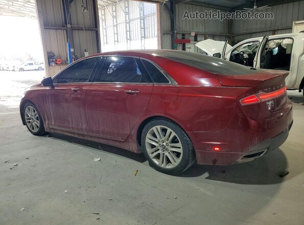 3LN6L2GKXGR619151 2016 LINCOLN MKZ Красный Задняя левая четверть