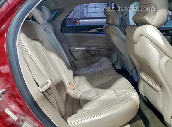3LN6L2GKXGR619151 2016 LINCOLN MKZ Красный Вид задних сидений