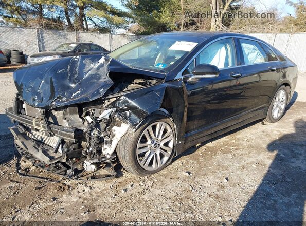 3LN6L2J91GR624003 2016 LINCOLN MKZ Черный Передняя левая четверть