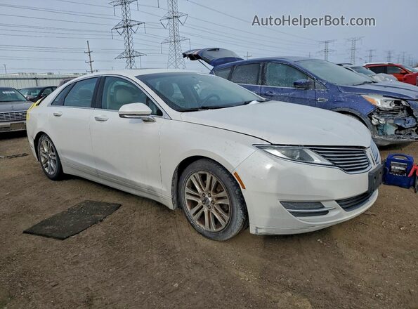 3LN6L2JK2GR611635 2016 LINCOLN MKZ Белый Передняя правая четверть